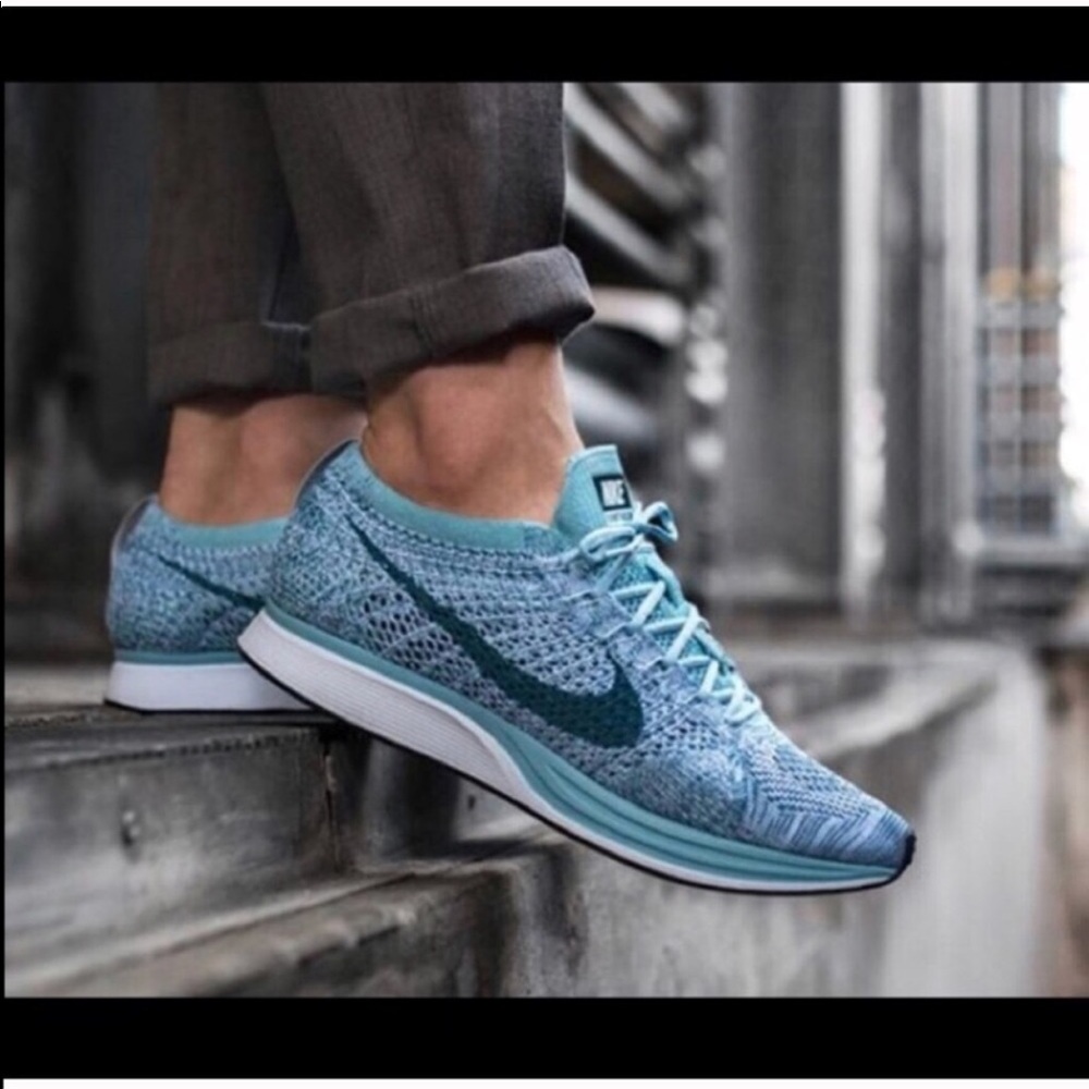 🎗 🚨LAST CHANCE🚨 🔵 Nike Flyknit Racer - Picture 6 of 7
